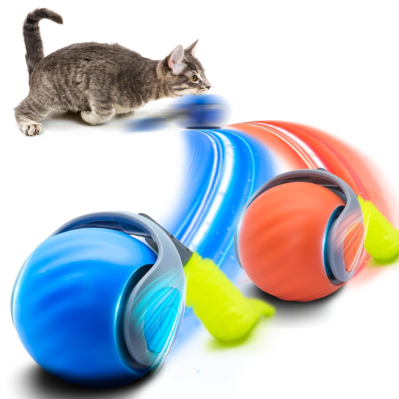 Interaktywna piłka dla kota, a – Automatic Moving Dog Ball recenzja i cena