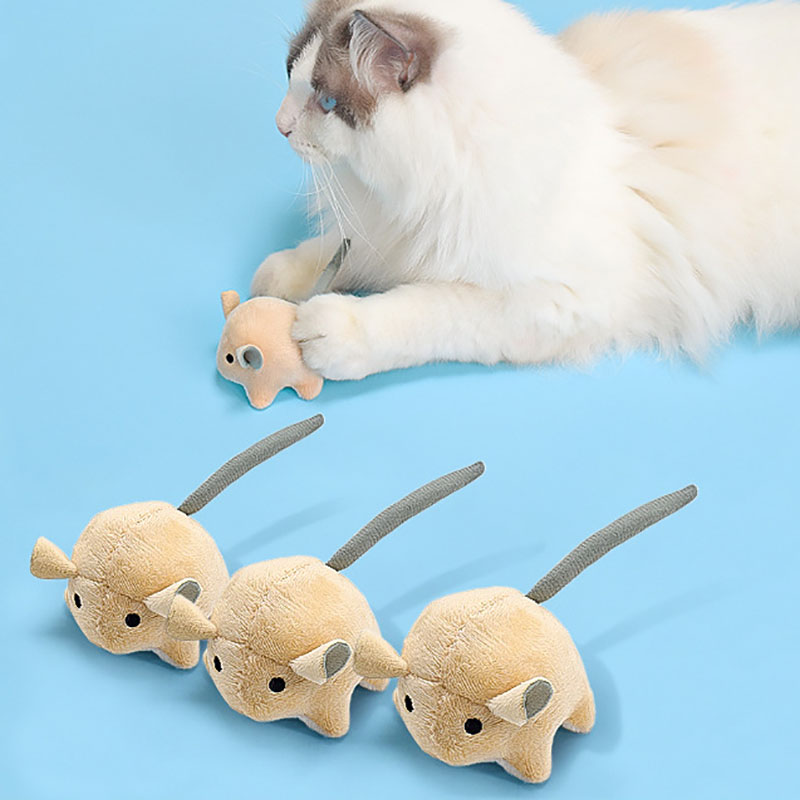 Pluszowe zabawki dla kotów z k – Catnip Interactive Plush Mouse recenzja i cena