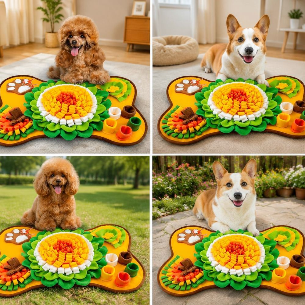 Mata do szukania smakołyków w  – Dog Puzzle Feeder Toy recenzja i cena